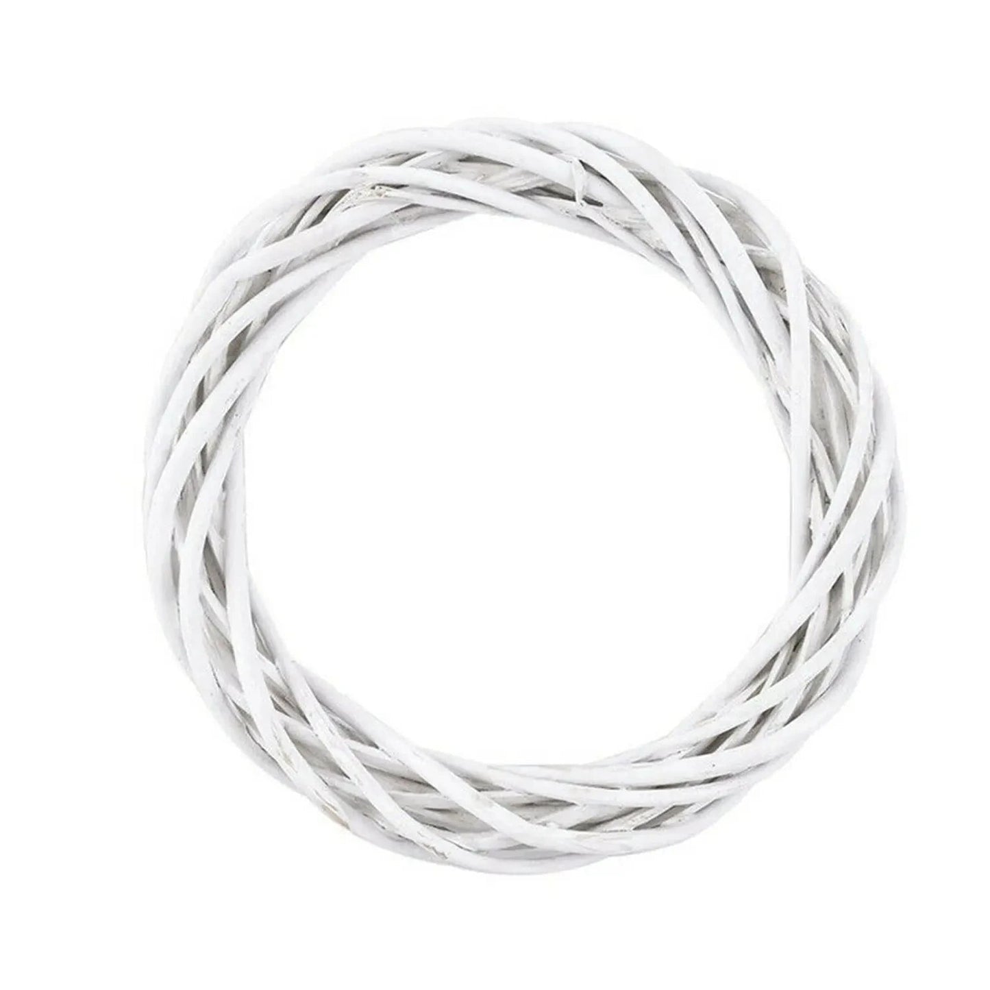Guirlande de Noël en Rotin Blanc