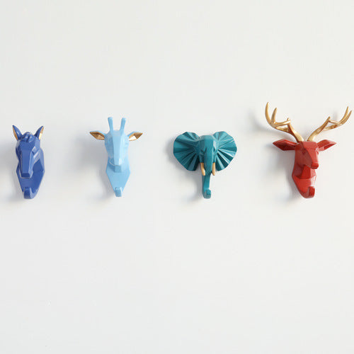 Crochet Mural Animalier en Bois | Déco Murale Écologique et Utile