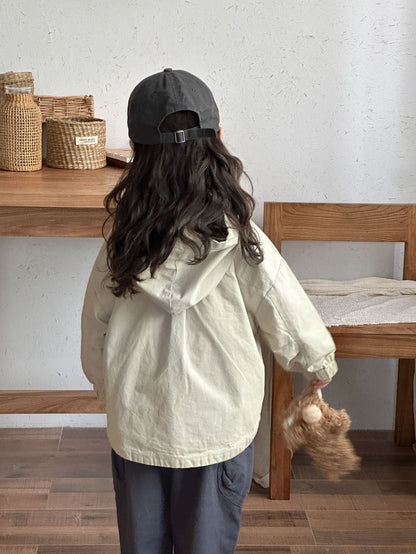 Veste Enfant Hiver Beige - Coton Respirant Unisexe
