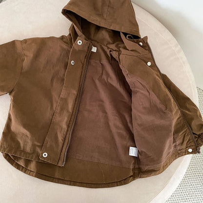 Veste Enfant Hiver Beige - Coton Respirant Unisexe
