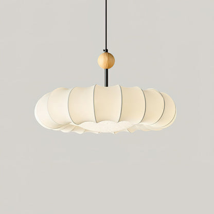 Lampe Suspension Raffinée Voile Élégant