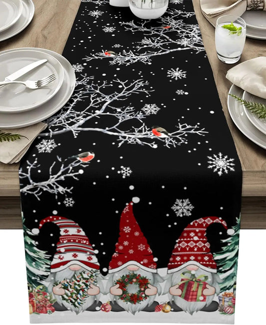 Lapin Hiver | Tableau de Noel Élégant Flocon Neige - Foivo