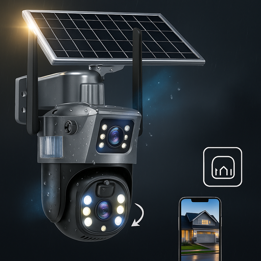 Caméra de Surveillance Solaire Extérieure 4K Wi-Fi - BlxckFR