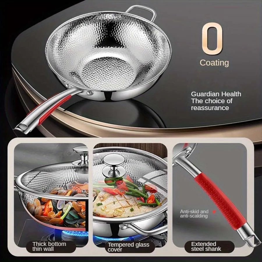 Wok Induction Concave Pratique pour Cuisinières 4