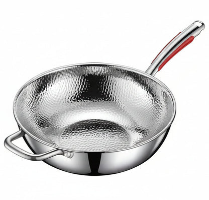 Wok Induction Métal Antiadhésif Concave Pratique - Foivo