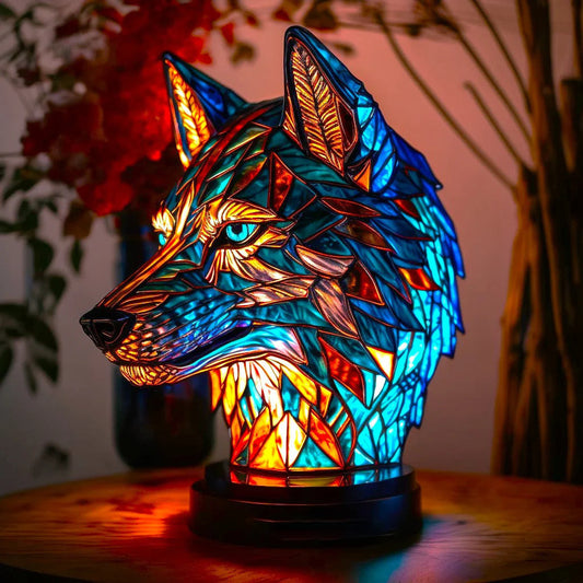Lampe de Table en Verre Coloré Animalier - BlxckFR