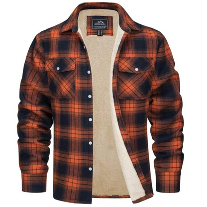 Manteau Hiver Élégant à Carreaux Douillet - Foivo