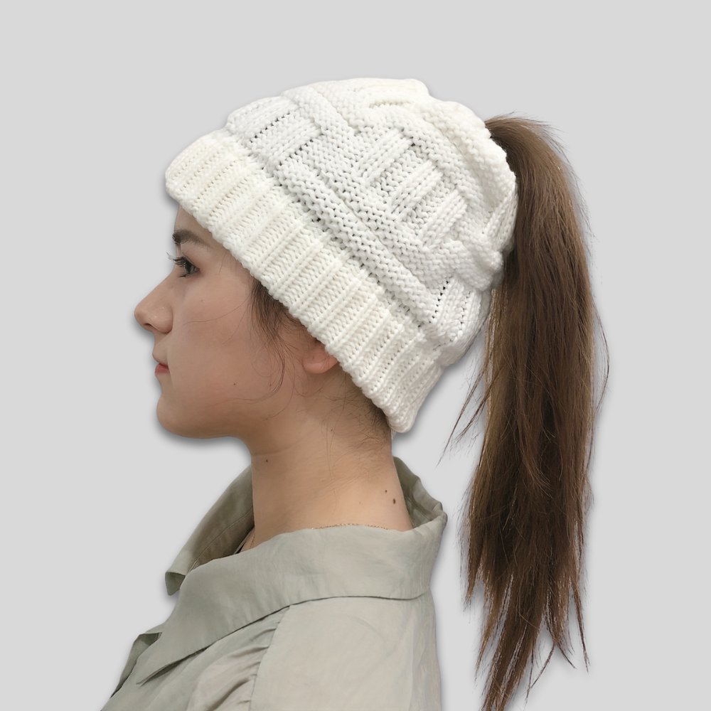 Chapeau Hiver Tricoté Féminin - Bonnet Douillet pour Femme