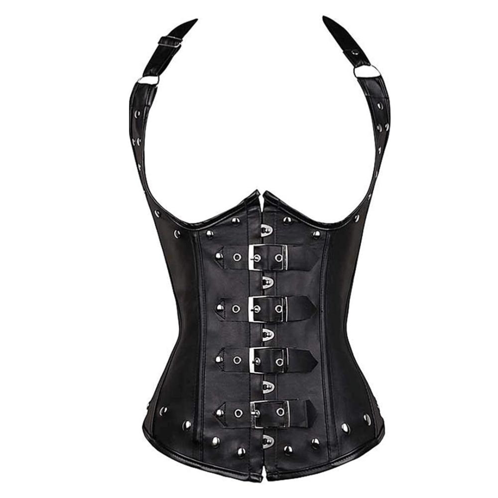Corset Féminin Punk Chic avec Dentelle Élégante - Foivo