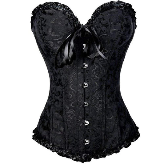 Corset Féminin Moulant avec Armature, Style Vintage Chic - Foivo