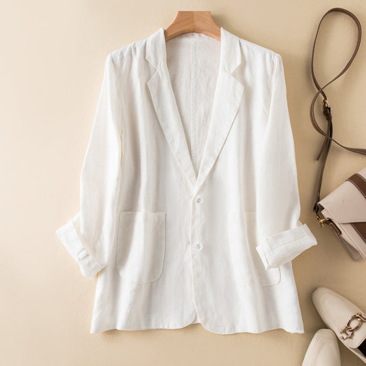 Veste Femme Détendue et Légère | Col Revers et Poches Utiles - Foivo