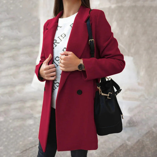 Manteau Féminin Hiver Douillet en Laine - Foivo