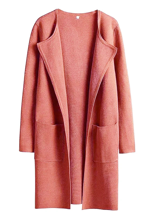 Manteau Élégant Hiver en Laine Douce