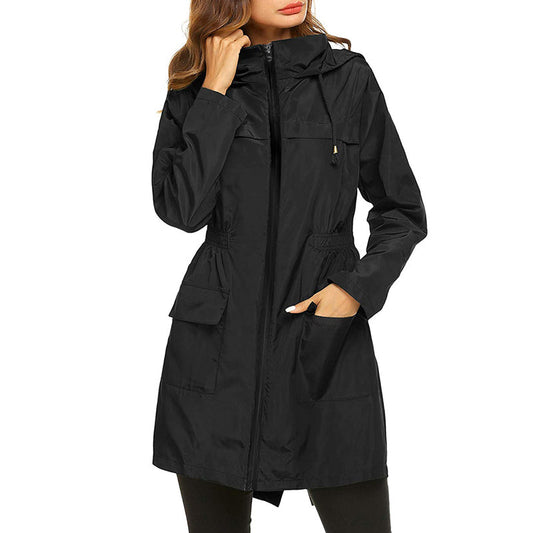 Manteau Imperméable Féminin Légère et Compact - Foivo