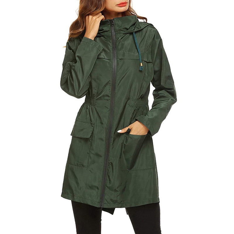 Manteau Imperméable Féminin Légère et Compact