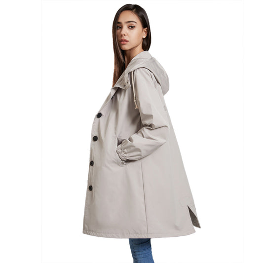Veste de Pluie Étanche pour Femme | Légère et Ventée pour Sport Extérieur - Foivo
