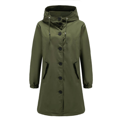 Veste de Pluie Étanche pour Femme | Légère et Ventée avec Cagoule
