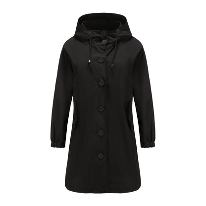 Imperméable Léger pour Femme - Veste Vent Cagoule