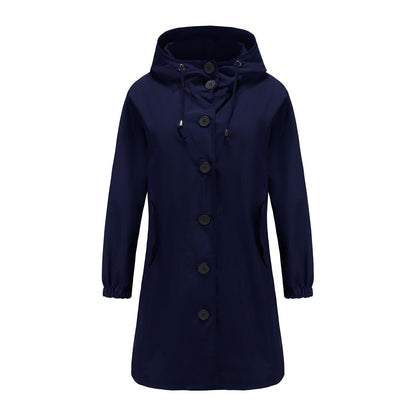 Imperméable Léger pour Femme - Veste Vent Cagoule