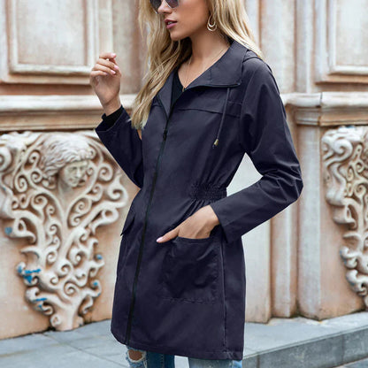 Veste Imperméable Féminine Étanche et Chaude