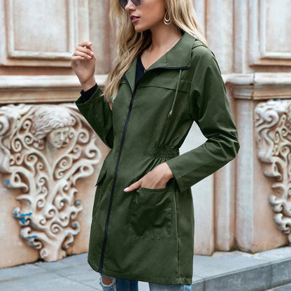 Veste Imperméable Féminine Étanche et Chaude