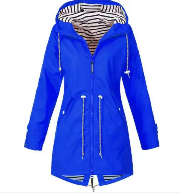 Veste Femme Mi-Longue Élégante et Légère