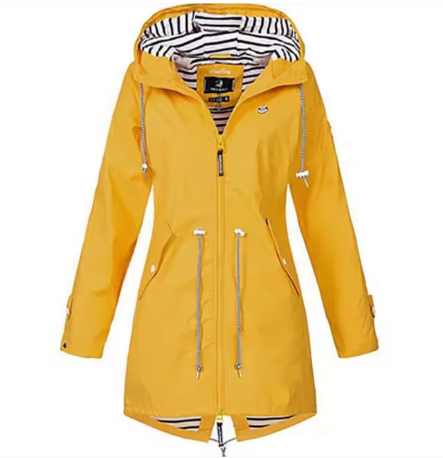 Veste Femme Mi-Longue Élégante et Légère
