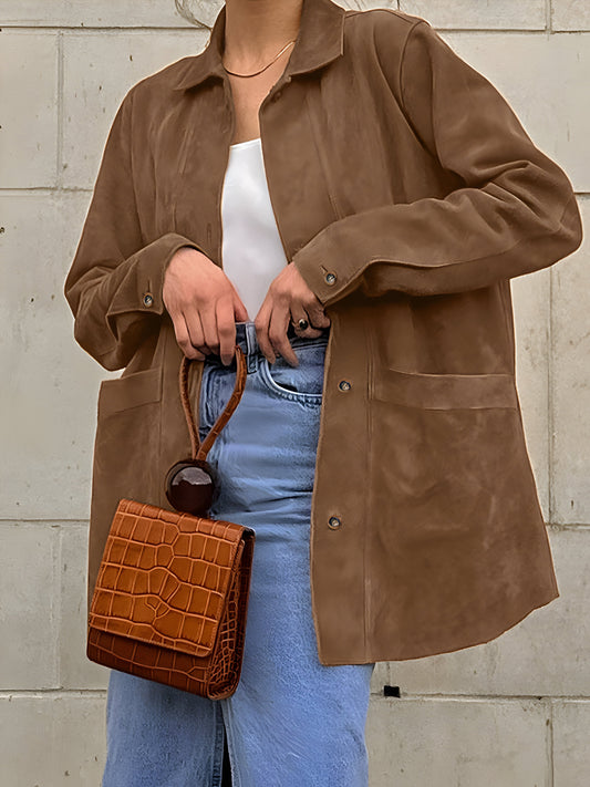 Veste Détendue Grande Taille pour Femme - Foivo