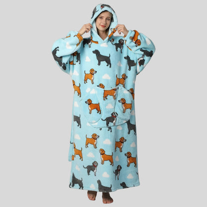 Couverture Capuche Douillette pour Femme - BlxckFR