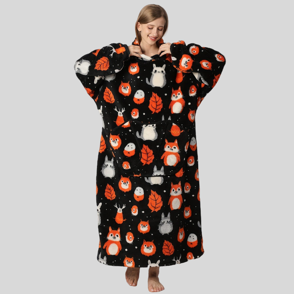 Couverture Capuche Douillette pour Femme