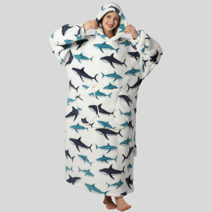 Couverture Capuche Douillette pour Femme