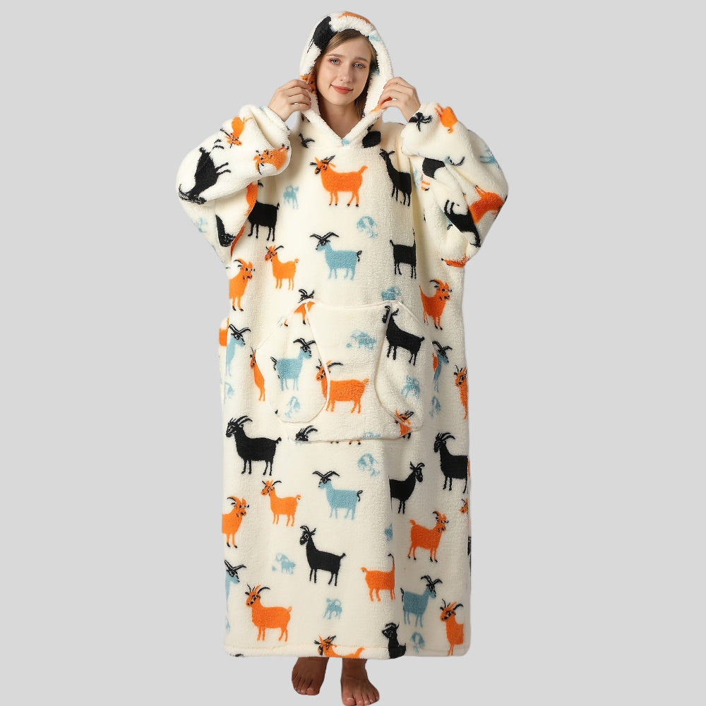 Couverture Capuche Douillette pour Femme