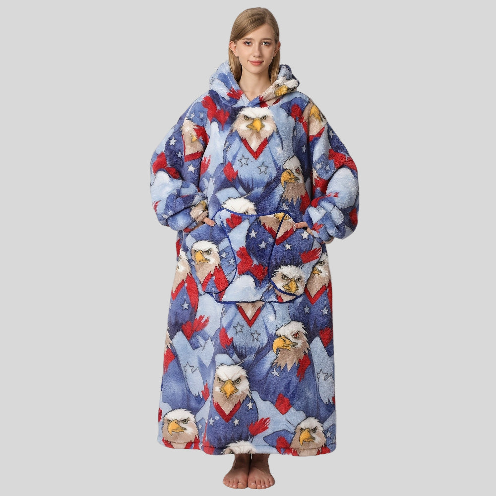 Couverture Capuche Douillette pour Femme