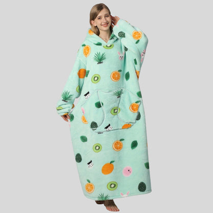 Couverture Capuche Douillette pour Femme