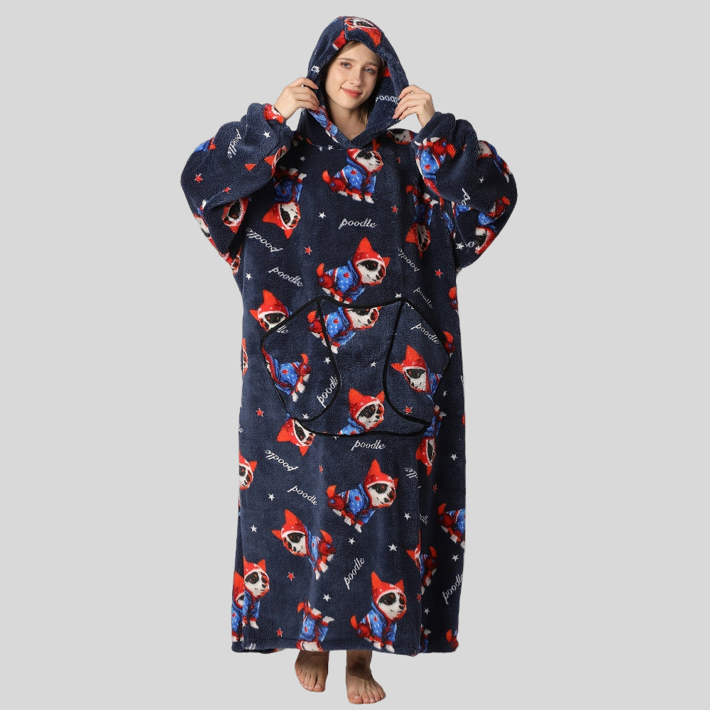 Couverture Capuche Douillette pour Femme