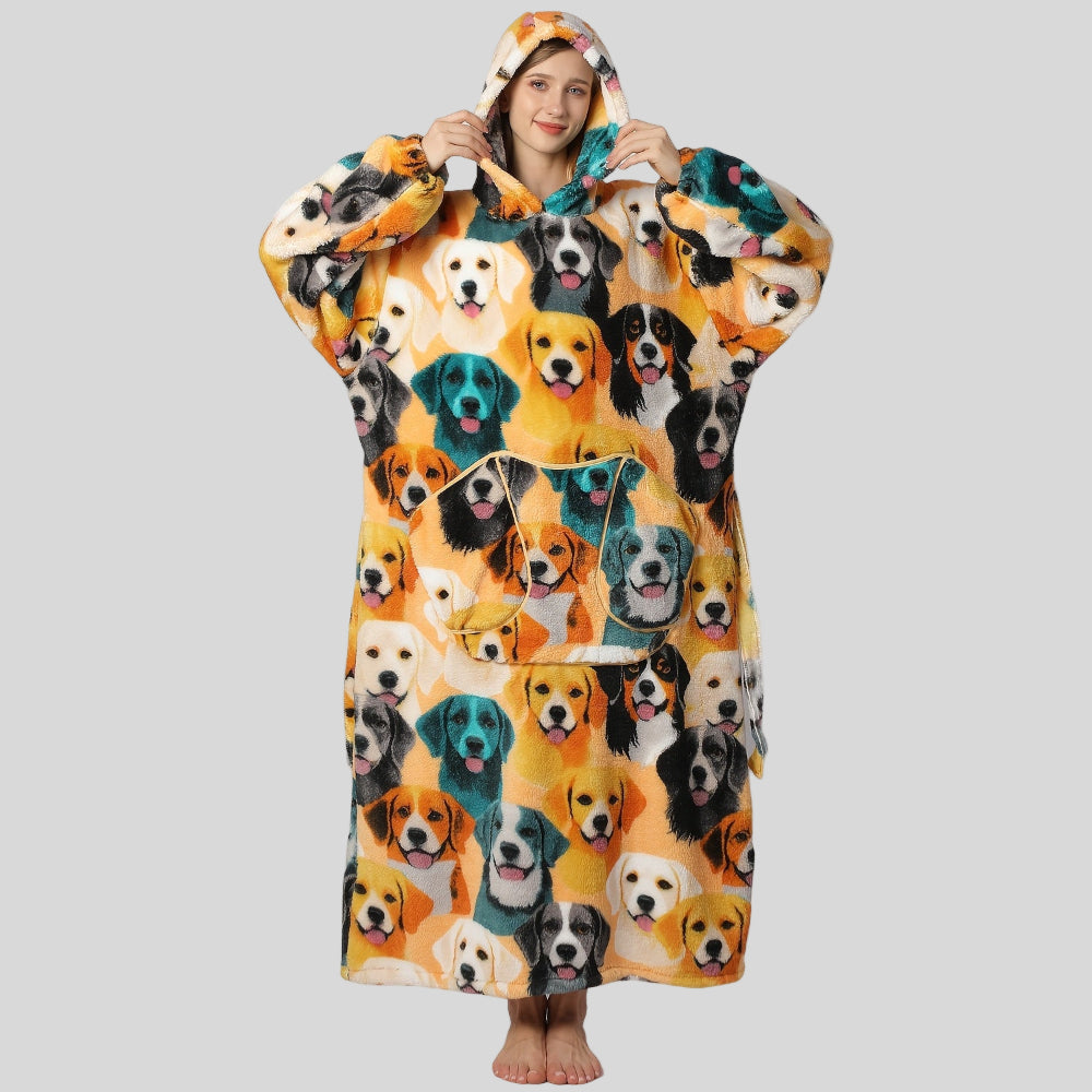 Couverture Capuche Douillette pour Femme