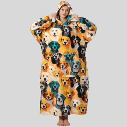 Couverture Capuche Douillette pour Femme