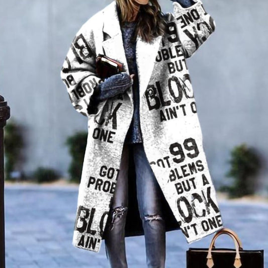 Manteau Élégant Oversized en Laine | Style Hivernal pour Femme - Foivo