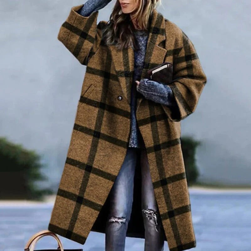 Manteau Femme Élégant et Douillet Hiver
