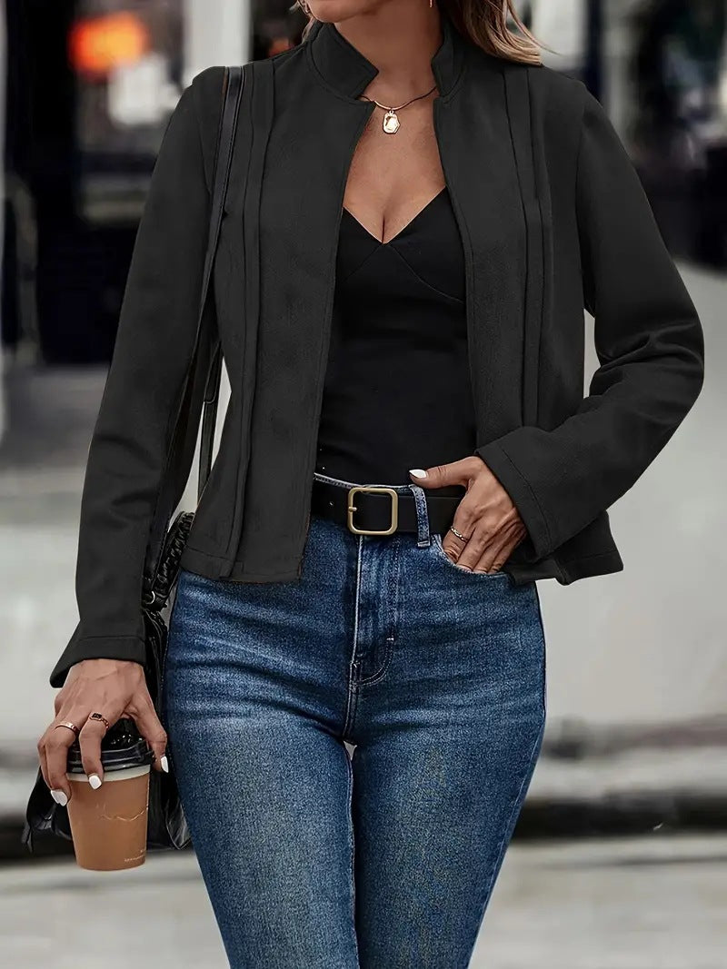 Veste Femme Élégante en Laine Douce pour Hiver