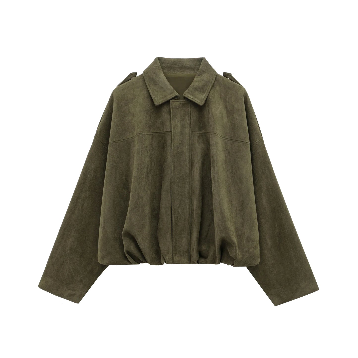 Veste Bomber Féminine Élégante | Coupe Dégagée et Manches Longues
