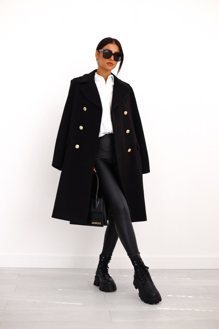 Manteau Femme Élégant en Laine - Long et Tailleur pour Hiver