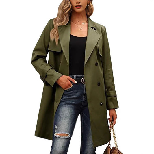 Manteau Femme Hivernal en Laine Douce - Foivo