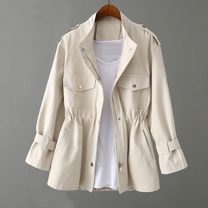 Manteau Femme Élégant - Veste Taille Slim Avril