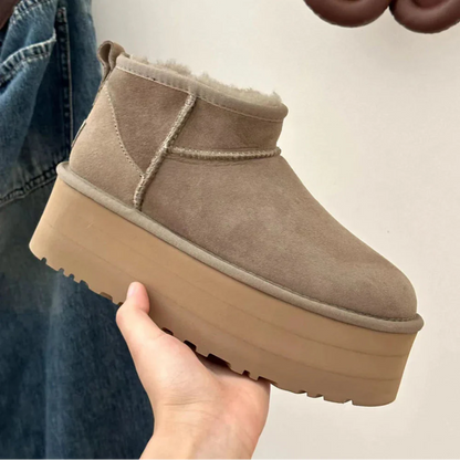 Bottes Ankle Féminines - Doublure Fourrure Chaude et Élégantes - BlxckFR