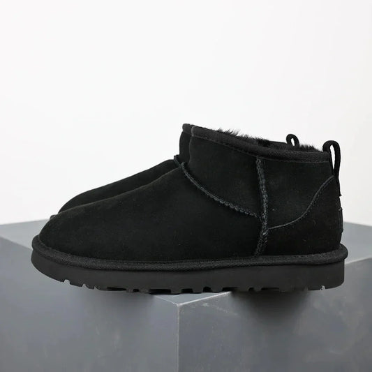 Bottines Hiver Femmes Chaudes et Tendances avec Doublure en Peluche - Foivo