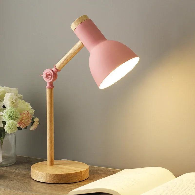 Lampe de Table Bois Nordique Élégante