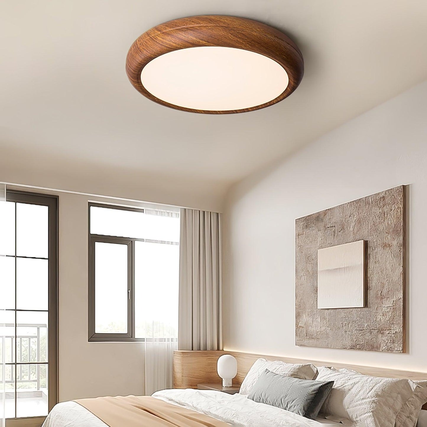 Lampe Plafond Bois Chic et Design - Foivo
