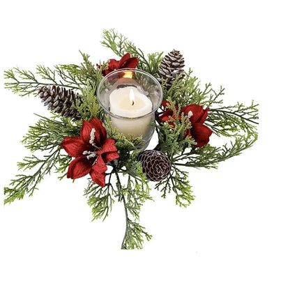 Guirlande Élégante | Support de Bougie pour Décoration de Noël