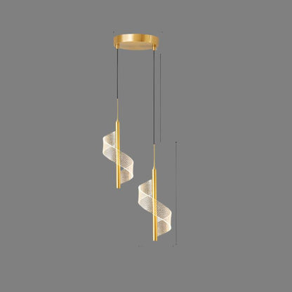 Luminaire Suspendu LED Métal Élégant Éco-Énergétique